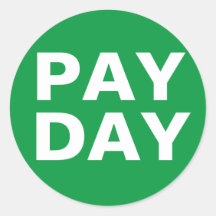 Payday Calendar Stickers