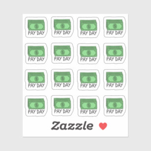 Payday Paycheck Planner Finance Tracker Planner Sticker