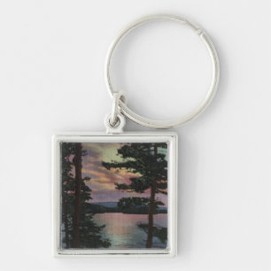 Payette Lake, ID - Evintide on Lake Scene Keychain