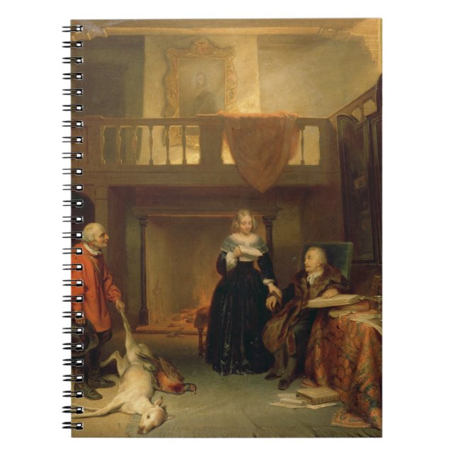 Paying the Tithe (oil on panel) Notebook (Front)