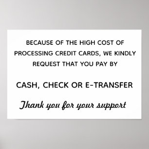 Payment method poster