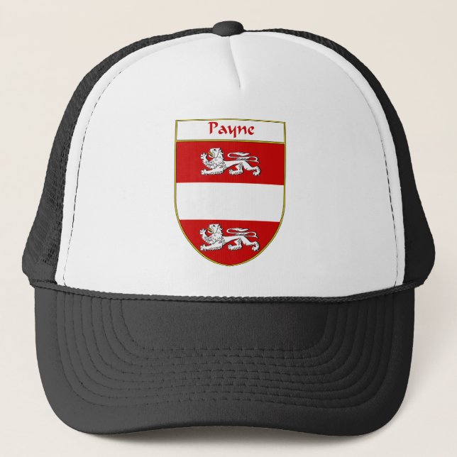 Payne Coat of Arms/Family Crest Trucker Hat (Front)