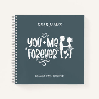 Payne's Gray Reasons Why I Love You Notebook