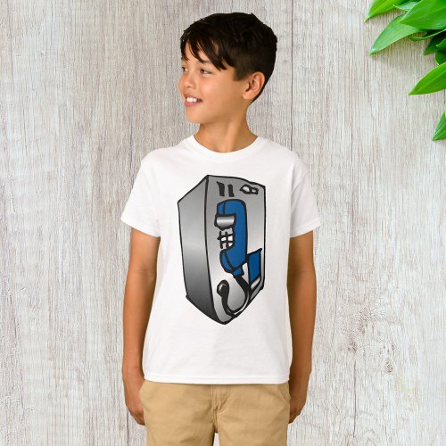 Payphone Blue Telephone T_Shirt