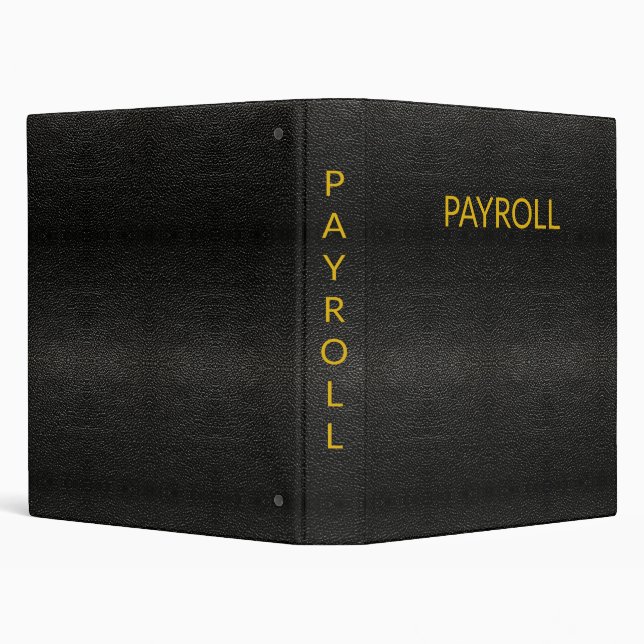 PAYROLL 3 RING BINDER (Background)