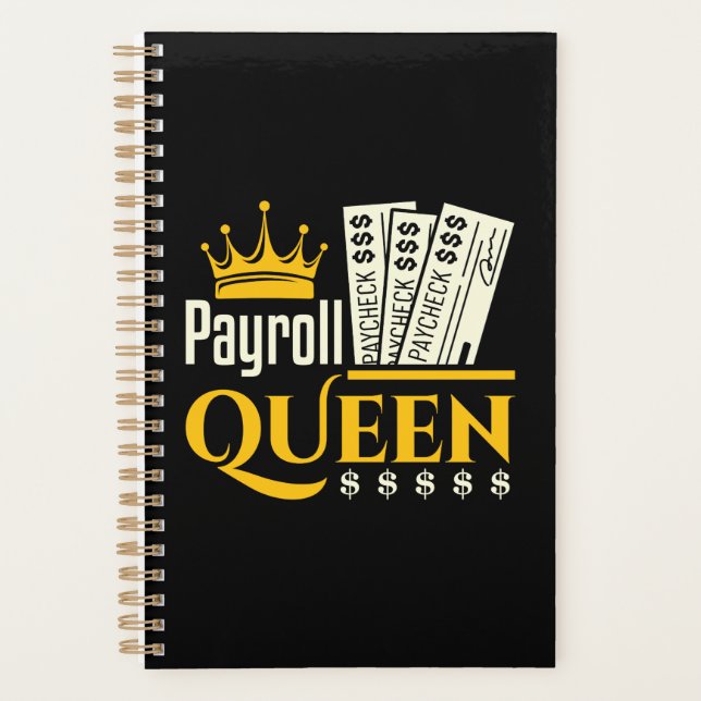Payroll Queen  Planner (Front)
