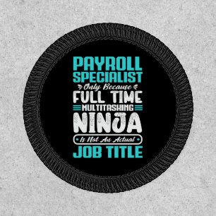 Payroll Specialist Job Title Profession Skills Patch