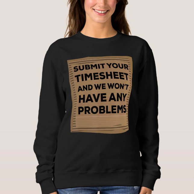 Payroll Specialist Team Employee Appreciation Card Sweatshirt (Front)
