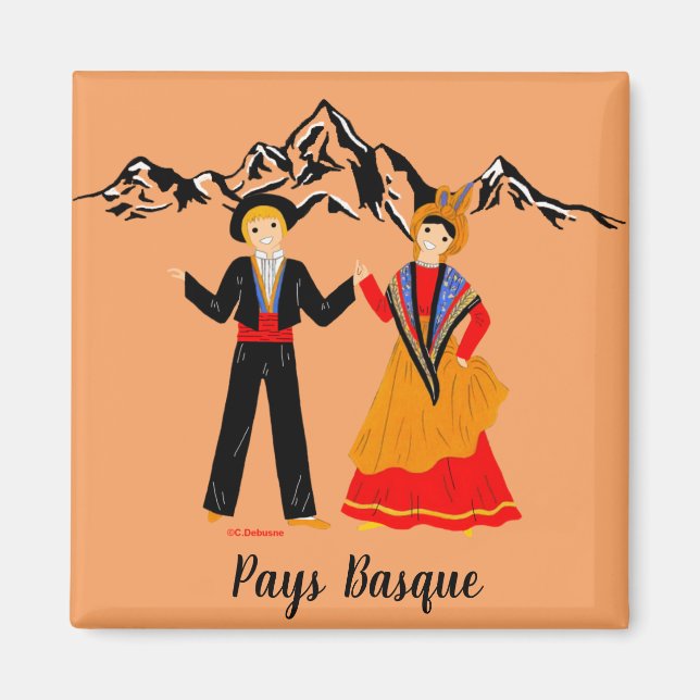 Pays Basque, France Magnet (Front)