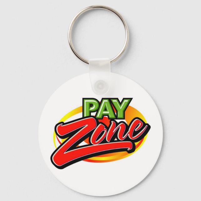 PayZone Keychain - Lock it down with the Zone (Front)