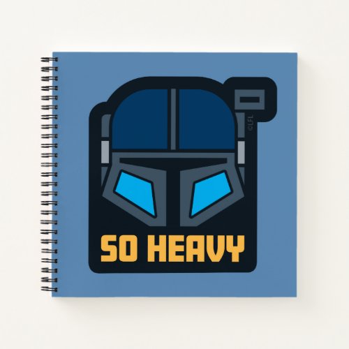 Paz Vizsla So Heavy Helmet Icon Notebook