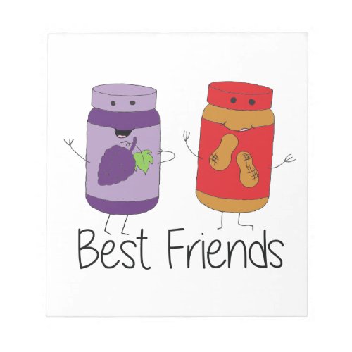 PB and J Best Friends Pb and J BFF Drawing Notepad