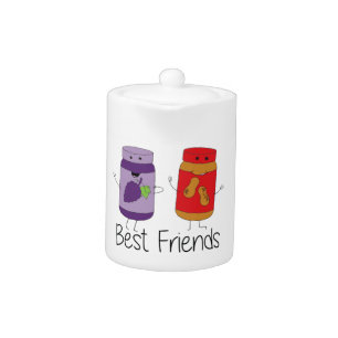 PB and J Best Friends Pb and J BFF Drawing Teapot