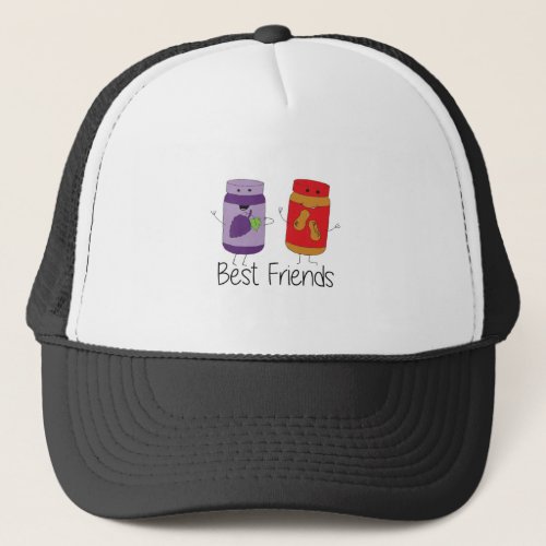 PB and J Best Friends Pb and J BFF Drawing Trucker Hat