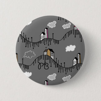 PB Houses Pinback Button