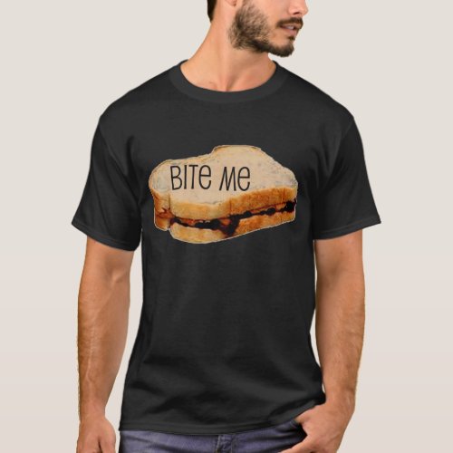 PBJ BITE ME SANDWICH PRINT T_Shirt