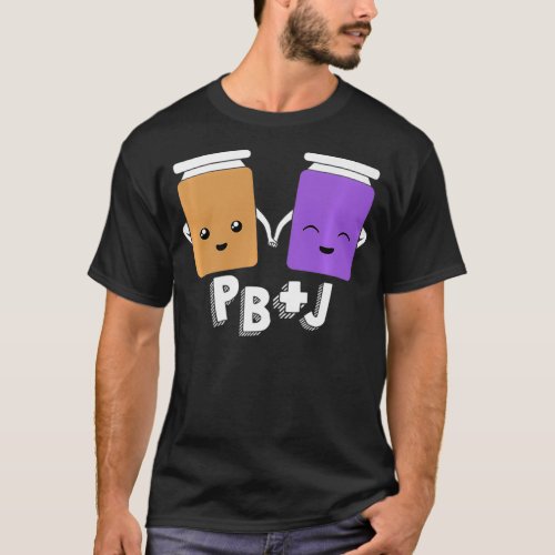PBJ Cute Peanut Butter  Jelly Matching Costume S T_Shirt