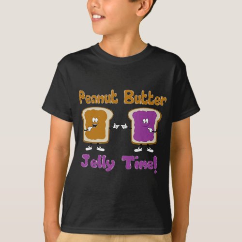 PBJ Funny Peanut Butter Jelly Time T_Shirt