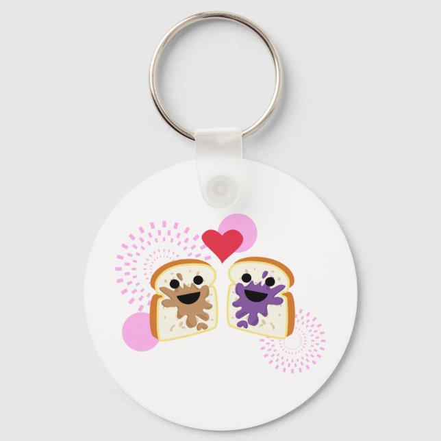 PB& J Love Keychain (Front)