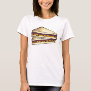 PB&J Peanut Butter and Jelly Sandwich Lunchtime T-Shirt