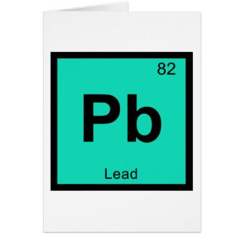Pb - Lead Chemistry Periodic Table Symbol Element by itselemental at Zazzle