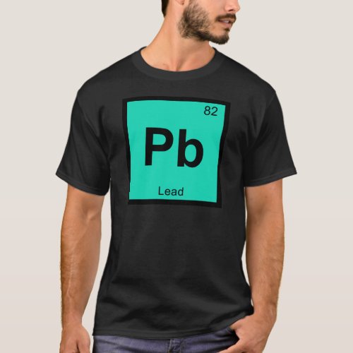 Pb _ Lead Chemistry Periodic Table Symbol Element T_Shirt