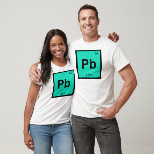 Pb - Lead Chemistry Periodic Table Symbol Element T-Shirt