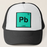 Pb - Lead Chemistry Periodic Table Symbol Element Trucker Hat at Zazzle