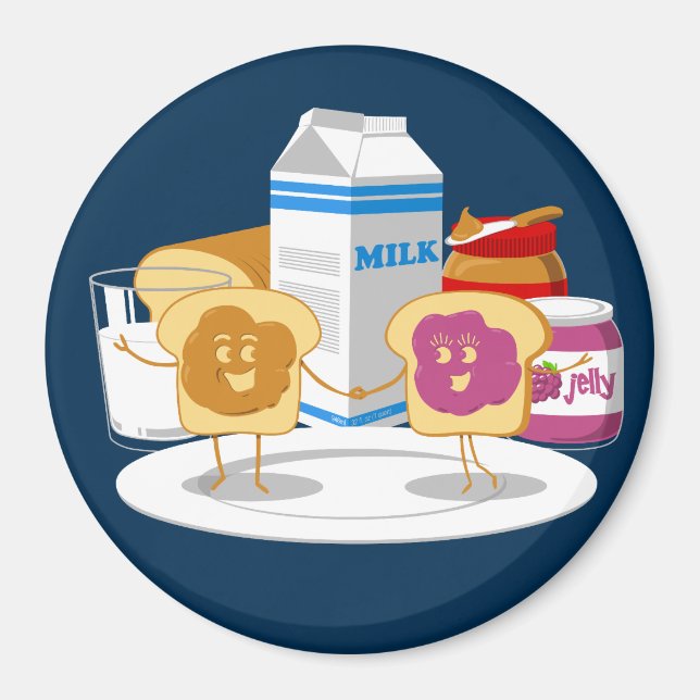 PB Loves J Magnet (Front)