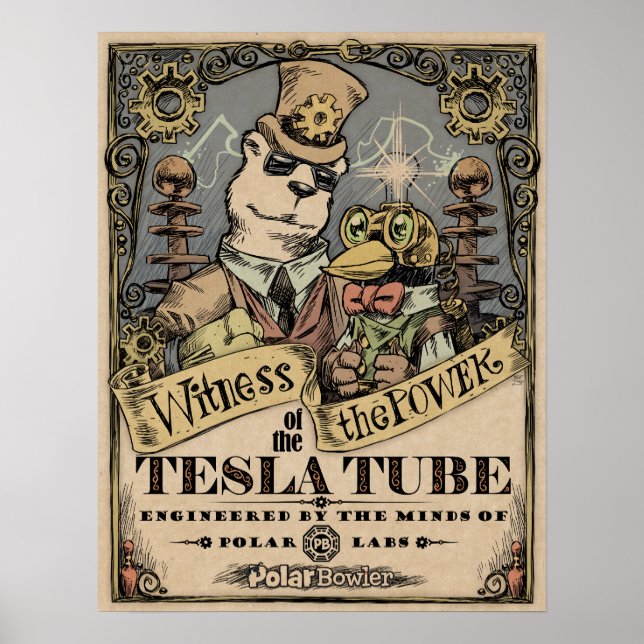 PB Tesla Poster (Front)
