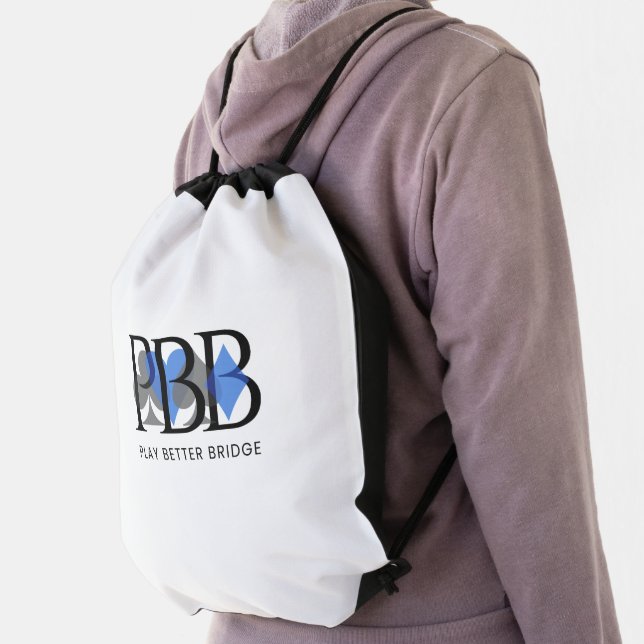 PBB Drawstring - Blue Bag (Insitu)