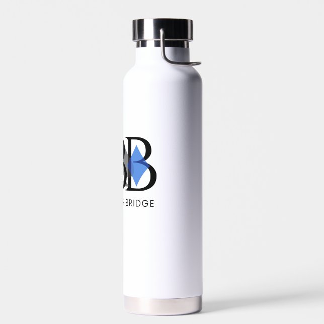 PBB Insulated Water Bottle - Blue (Left)