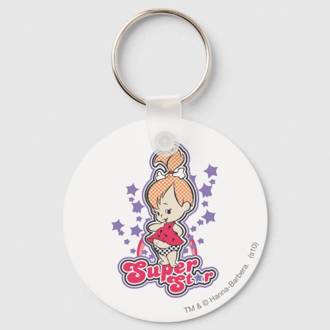 PBBLES™ Super Star Keychain (Front)