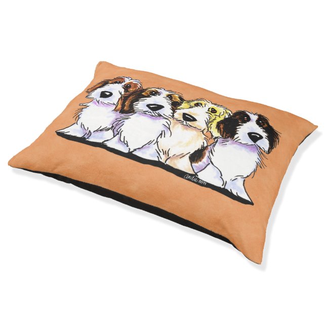 PBGV Pals Pet Bed (Angled)