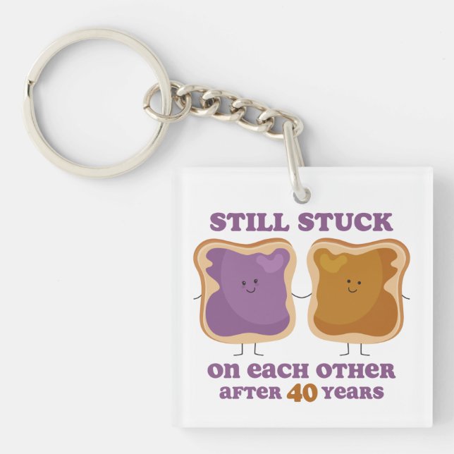 PBJ 40th Anniversary Keychain (Front)