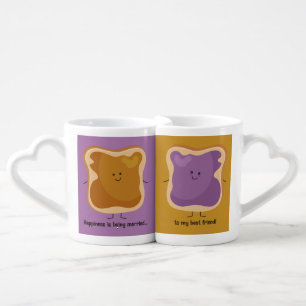 PBJ Married Best Friend Coffee Mug Set