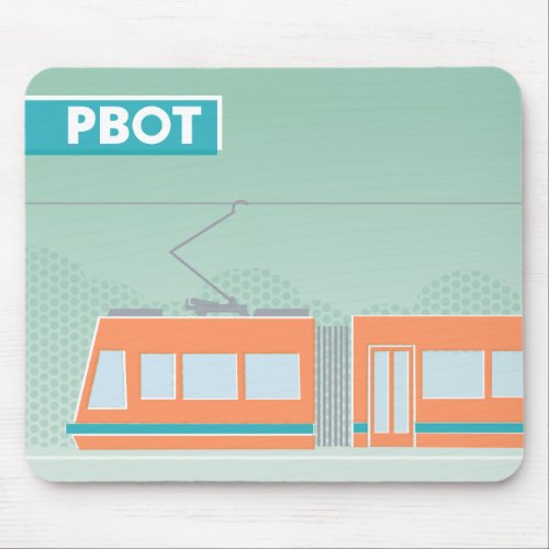 PBOT Portland Streetcar Mouse Pad