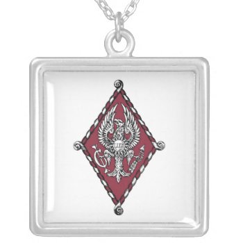 Pbp Color Crest Silver Plated Necklace by pibetaphi at Zazzle