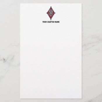 Pbp Color Crest Stationery by pibetaphi at Zazzle