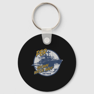 Pbr Patrol Boat River Brown Water Vietnam Veteran  Keychain