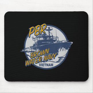 Pbr Patrol Boat River Brown Water Vietnam Veteran Mouse Pad