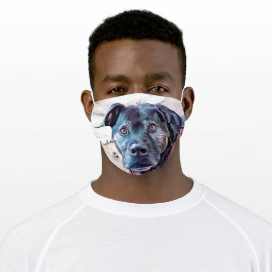 PBRC Pit Bull Face Mask Koda (Worn)