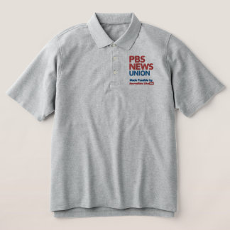 PBS NewsHour Union polo shirt MEN