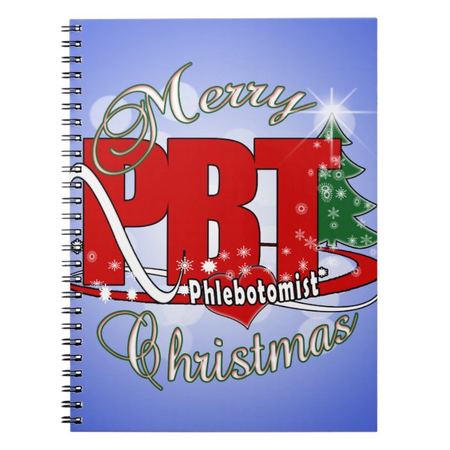 PBT CHRISTMAS PHLEBOTOMIST LABORATORY NOTEBOOK (Front)