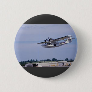 PBY, 5A Catalina, World War II reconnaissance flyi Button