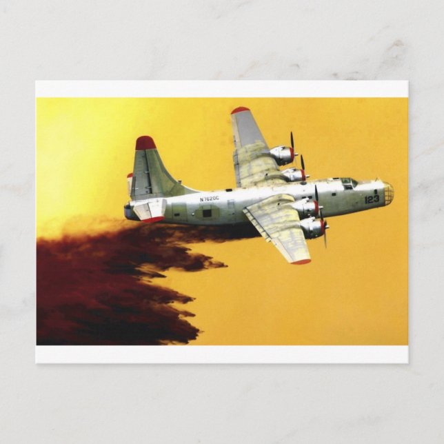 PBY Firefighter Aircraft Postcard (Front)