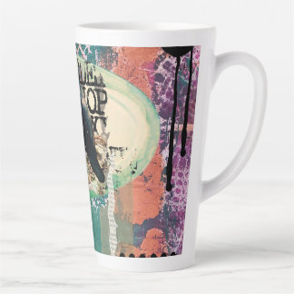 PC2506 - Letter Crow Latte Mug