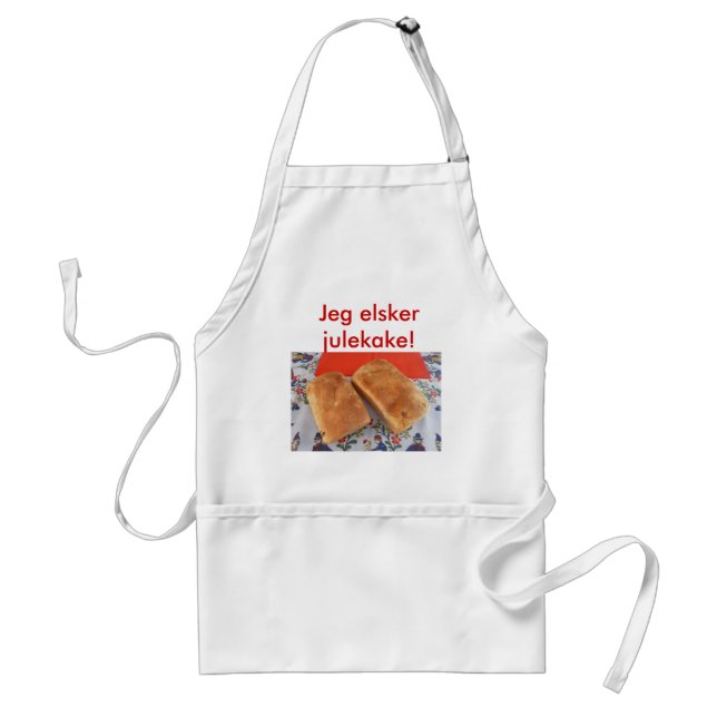 PC270075, Jeg elsker julekake! Adult Apron (Front)