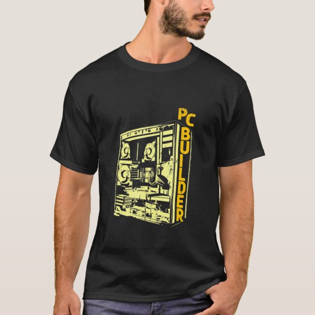 PC Builder Computer Engineer Information Technolog T-Shirt (Front)