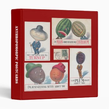 Pc Collector's Binder Anthropomorphic Postcards by rainsplitter at Zazzle